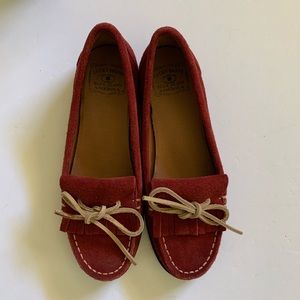 Lucky Brand Penna Venetian Suede Loafers.